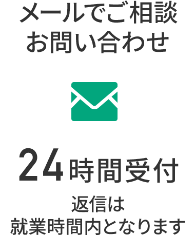 メールでご相談・お問い合わせ